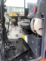 Excavatrice HITACHI ZX35U d'occasion avec moteur Isuzu, moteur Yanmar, capacité de la benne de 3 m³, composants PLC essentiels