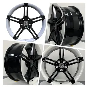 New Premium Aluminium Alloy Forged Wheels Double Color Polished Finish With Various PCD ET Sizes Available