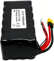 Batterie au lithium Molicel 6S3p 18650 10C 22,2V 8,4Ah 9Ah 10Ah pour drone FPV VANT, quadricoptère UAV
