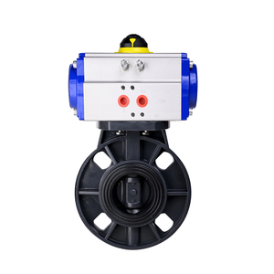 Válvula de Mariposa Neumática de Doble Acción COVNA de 4 Pulgadas UPVC/CPVC para Control de Flujo de Agua - Product Image 1