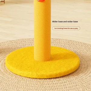Cat Climbing <b>Frame</b> Scratching Post Density Board Home Use Small Apartment Wear-resistant Non-shedding Vertical Cat Scratching - Product Image 6