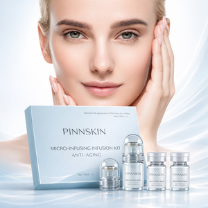 Kit de Suero Antiarrugas con Microagujas OEM, Extracto de Salmón, Ácido Salicílico, Reparación, Ampolla de 5 ml, Sistema de Microinfusión Facial - Product Image 1
