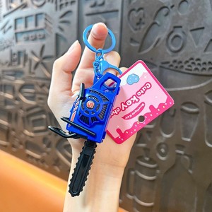 Llavero de <span class=keywords><strong>motosierra</strong></span> de cuerda, juguete novedoso para la mochila, divertido llavero antiestrés para adolescentes y estudiantes - Product Image 4