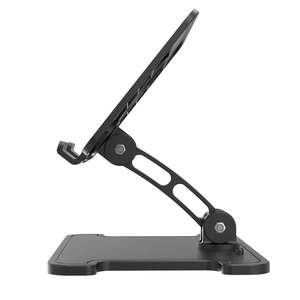 Support de tablette flexible et portable en ABS avec fixation adhésive pour iPad, téléphone portable et ordinateur de bureau - Utilisation à domicile, au bureau ou en voyage - Product Image 4