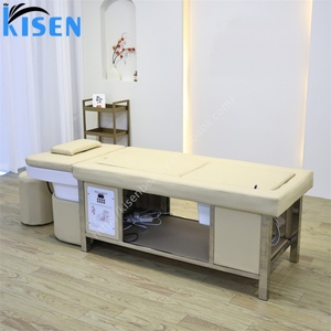 Kisen Good Quality Salon SPA Head Therapy Body Sauna Shampoo Bed Hair Wash Foot <b>Bath</b> Pedicure Chair Beauty Massage Table - Product Image 6