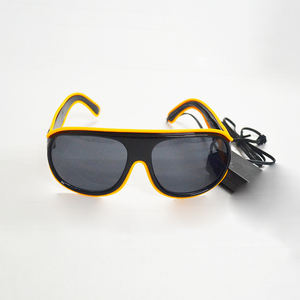 Gafas EL de Fiesta con Lentes de Alambre Brillantes y Oscuros, Material ABS, para Adolescentes+, Halloween, Graduación, Regreso a Clases, Día del Padre, Fiestas - Product Image 2