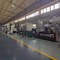 Torno vertical CNC resistente y duradero con control GSK de sistema doble para la industria de producción de metales