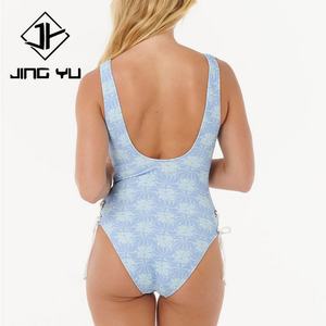 Professional Bohemian <b>Print</b> Fashion Strap Swimsuit Luxury Recycled Fabric One-piece Swimsuit 2025 - Product Image 3