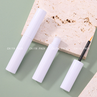 Botol Serum lem bulu mata portabel, 7mL putih penuh, wadah kemasan maskara alis Eyeliner esensial