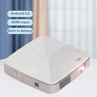 S-60 Mini Pocket LED DLP 4K Android Smart Projector Portable Wifi Beamer Connexion sans fil Smartphone Compatibilité Android 9