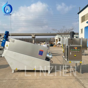 Bùn dewatering vít Báo Chí dehydrator cho xử lý nước thải 1-năm bảo hành hiệu quả xử lý mất nước bùn - Product Image 6