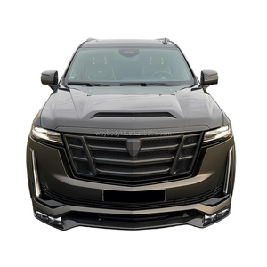 Kit Carrozzeria in Carbonio <span class=keywords><strong>LA</strong></span> per Modello Cadillac Escalade, Paraurti Anteriore, Spoiler Anteriore, Labbro Anteriore, Spoiler Posteriore, Ala Spoiler - Product Image 2