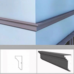 Corniches en polystyrène expansé durable pour la décoration murale extérieure, lignes en <span class=keywords><strong>mousse</strong></span> pour la décoration murale extérieure dans les hôtels et les villas - Product Image 4