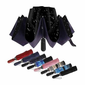 Nhà máy hoàn toàn tự động tùy chỉnh logo ô quảng cáo gấp ngược của nam giới và phụ nữ kinh doanh ô - Product Image 3