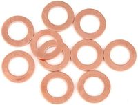 72-15 Nouvelle joint d'étanchéité en cuivre pour bouchon de vidange d'huile, rondelle de compression, joint plat, anneau d'étanchéité, entretoise pour voiture