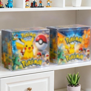 Hot Sale Acrylic TCG Card <b>Display</b> <b>Case</b> Magnetic Lid Customizable Logo Clear Washable for Booster Box Protector for - Product Image 3