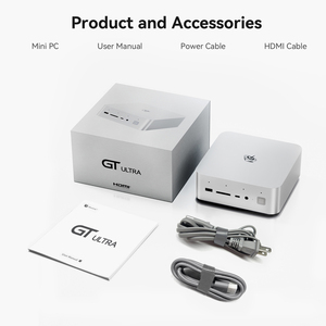 Mini PC Gti13 Ultra I9-13900hk 32g+1tb avec ports Type-C/HD/DP/SD, DDR5 et double PCIe 4.0 SSD, Windows 11, ordinateur industriel pour le gaming Gti1 - Product Image 6