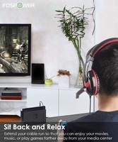 Câble audio stéréo jack 3,5 mm plaqué or 24 carats mâle-femelle avec gaine PVC pour haut-parleur, voiture et lecteur DVD – Prix usine