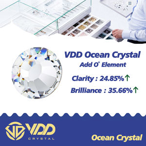 Diamantes de imitación de cristal VDD <span class=keywords><strong>322</strong></span>, pedrería de cristal con reverso plano, piedras Strass brillantes, accesorios para manualidades DIY para decoración de uñas - Product Image 3