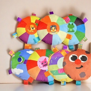 Jouets pour animaux de compagnie, disques volants en peluche, disques cousus multicolores, jouets électroniques, interactifs, d'entraînement, cadeaux d'extérieur - Product Image 2