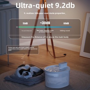 Fontana intelligente <span class=keywords><strong>per</strong></span> <span class=keywords><strong>gatti</strong></span> e cani senza fili ad attivazione <span class=keywords><strong>a</strong></span> infrarossi 2200mAh ricaricabile <span class=keywords><strong>a</strong></span> circolazione <span class=keywords><strong>a</strong></span> <span class=keywords><strong>batteria</strong></span> bevitore di animali domestici - Product Image 4