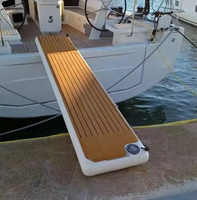Passerelle gonflable pour bateau, plateforme flottante pour bateau, passerelle flottante gonflable marine pour piscine / mer
