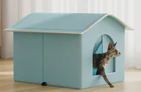 Nouvelle Maison de Repos Portable pour Animaux, Détachable, Imperméable, Chaude, pour Chats et Chiens, Nid Rafraîchissant d'Été pour Intérieur, Lit Climatisé pour Animaux