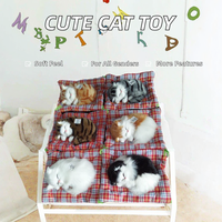 En gros Lintunba Adorable Poupée Chaton Endormi Réaliste, Peluche Couineuse, Ornement de Voiture, Jouet pour Chat Rembourré en Coton PP, 5-7 Ans, 11-30cm