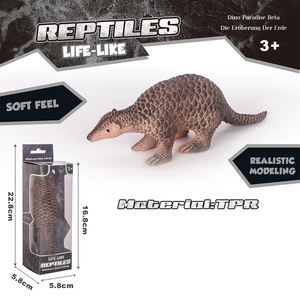 Animales salvajes modelo <span class=keywords><strong>serie</strong></span> respetuoso con el medio ambiente Material suave 3D plástico caucho TPR Pangolin juguete para la venta - Product Image 6