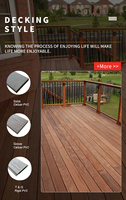 Revêtement de terrasse en composite bois-plastique (WPC) imitation bois, imperméable, anti-UV, à clipser, pour piscine, extérieur, revêtement de sol 3D
