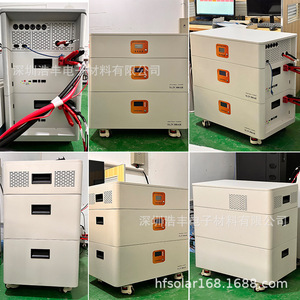 Batterie de stockage d'énergie LiFePO4 tout-en-un empilable 51,2 V 12 kW 15 kWh pour usage domestique et hybride sur réseau - Product Image 2
