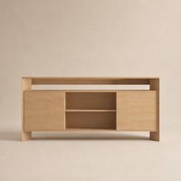 Meuble TV moderne en bois pour salon, meuble de rangement avec étagères ouvertes, console, buffet, meuble de rangement