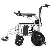Fauteuil roulant électrique pliable ultra-léger en acier 2026 pour l'Asie du Sud-Est, portable, télécommandé avec joystick