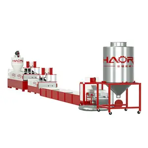 Single-Screw Plastic Granulator Machine Auto Vacuum Hopper Loader for LDPE HDPE PP Granules Recycling Competitive Price