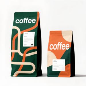 Custom Printed Food Grade High Barrier Specialty Roasted Coffee Bean Resealable Coffee Beans Packaging Bag With Valve - Product Image 1