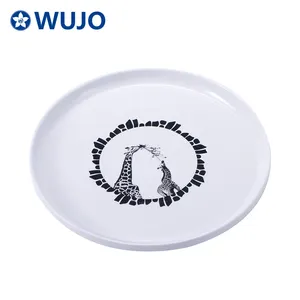 Ceramic Plates Dishes with LFGB Certification Dinnerware Ceramics Porcelain Plates with Edge