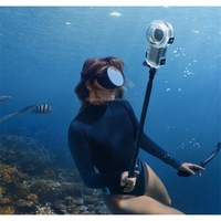 Caméra d'action Inst360 X5 360° avec suivi du visage, 30fps, grand angle sport, 4K, lentilles interchangeables, triple puce IA, vidéo étanche supérieure