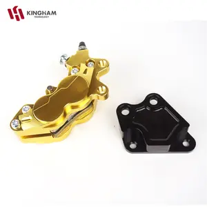 KINGHAM Motorcycle Front Caliper 4p For Motorcycle Nmax Aerox 4 Piston Spot Goods Motorcycles Front Kaliper OEM ODM