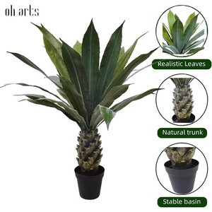 Fabricante Oh Arts, Venta al por Mayor de Plantas Artificiales de <span class=keywords><strong>Agave</strong></span> en Maceta para Decoración del Hogar - Product Image 3