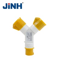 Connecteur industriel Ieccee neuf 16A/32A 220-240V 3P IP67 1132/1232 Prise murale femelle avec 2 prises AC