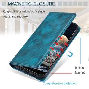 Étui de téléphone portable magnétique en cuir de qualité de luxe pour accessoires de téléphone portable Anti-choc Samsung Galaxy <span class=keywords><strong>s</strong></span>érie <span class=keywords><strong>S</strong></span> - Product Image 3