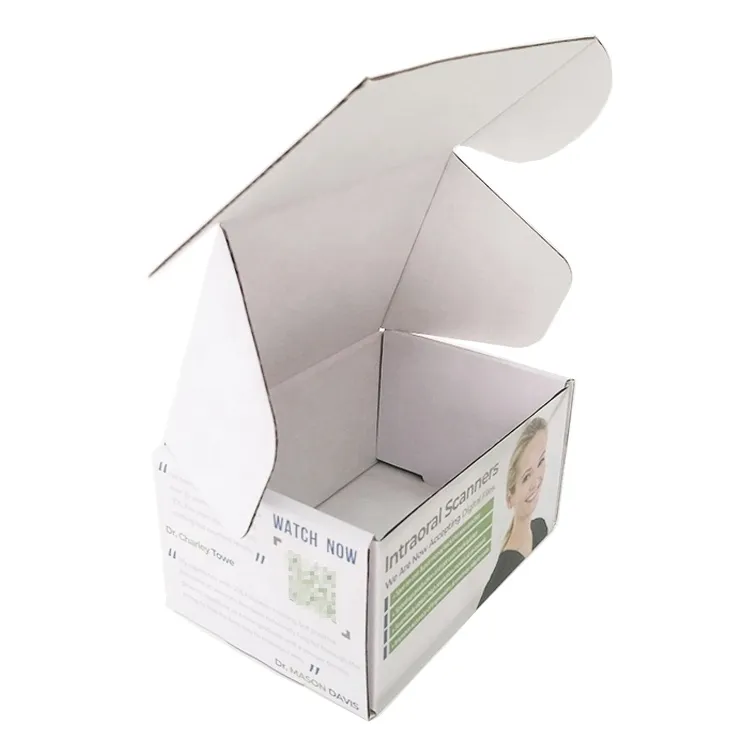 High Quality White Corrugated Mailer Box E-Commerce Packaging Shipping Mailer Box Cardboard Packing Boxes for Shipping