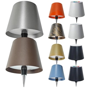 Xách tay LED chai rượu vang Đèn thiết kế hiện đại 3 màu thay đổi có thể sạc lại cảm ứng Bảng điều khiển đèn cho phòng ngủ nhà hàng thanh - Product Image 6