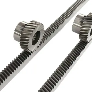 High Precision Steel Helical Gear Rack and Pinion Gear for Milling Machine M1 M1.5 M2 M3 M4 M5 Customized Rack and Pinion Gear