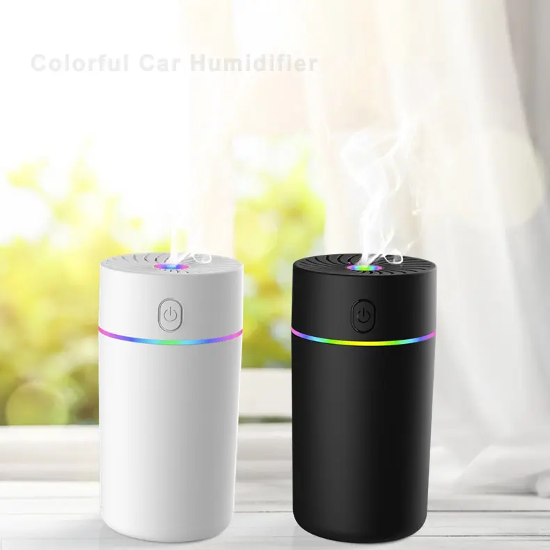 Humidificador de aire portátil para coche, difusor de Aroma H2o, 350ml, Usb, ultrasónico, venta al por mayor