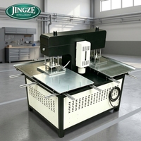 Machine de gaufrage 3D semi-automatique à double tête haute capacité de qualité industrielle pour tissus