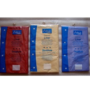 Cortina de Ducha Resistente de PEVA Ecológica con Diseño Clásico, Ojales Metálicos, 3 Imanes y Tecnología de Vinilo Impreso sin Ganchos - Product Image 2