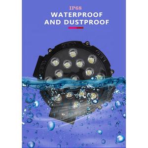 Feux de travail LED LC Auto Explosion 6,3 pouces, 17 pièces, 51W, 9-32V, projecteurs rouges/noirs, éclairage rond pour SUV/ATV - Product Image 6