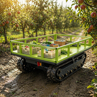 Tracteur chenillé transporteur de matériaux, benne élévatrice, moteur Yuchai, entraînement électrique 1500W, haute performance pour la construction, marque SBG