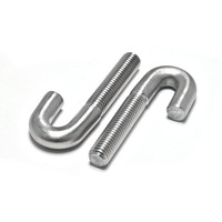 SS304 316 A2 A4 M3 M4 M5 M6 M8 Kustom Tipe U L J Lentur J Bolt